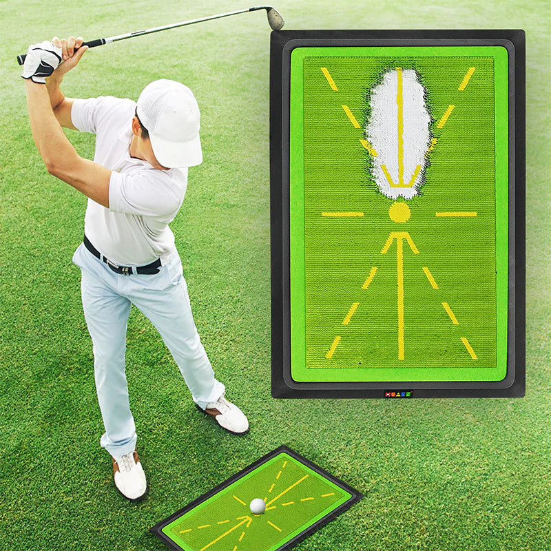 Precision Golf Swing Practice Mat